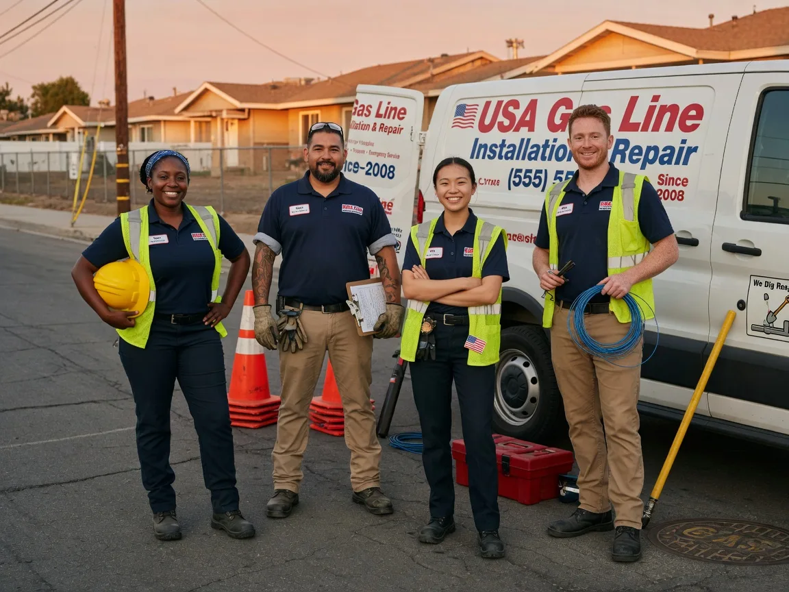 Gas Line Installation company in Crooks, SD